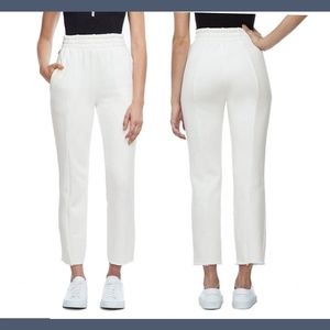 $129 Good American Good Sweats‎ The High Waist Sweatpants White [SZ 2 ] NEW